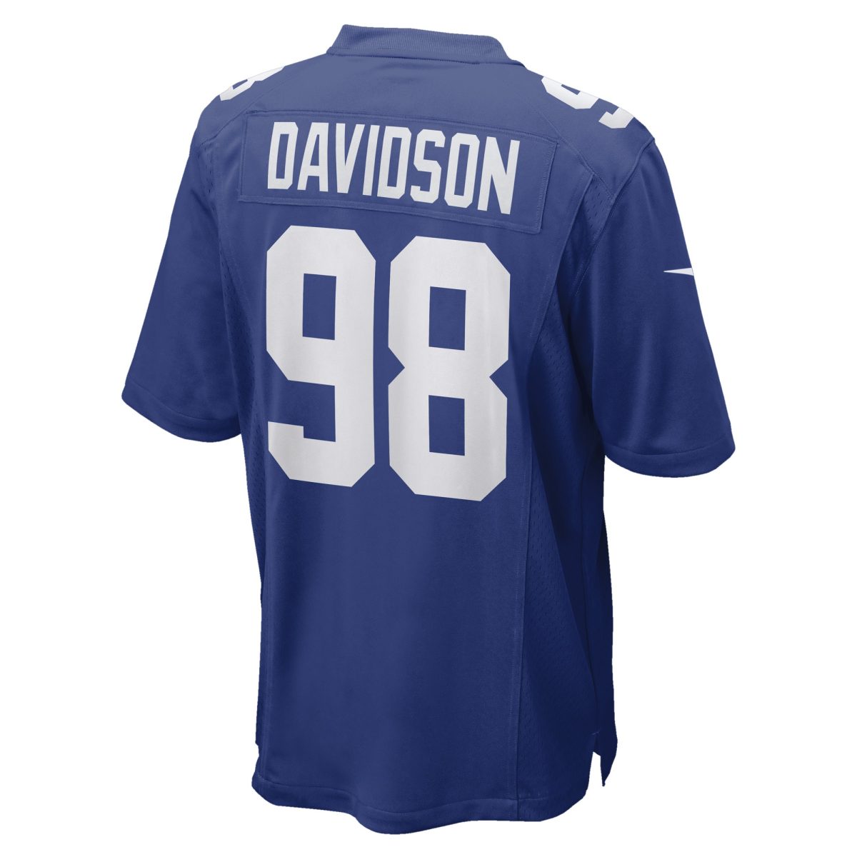 New York Giants mens nike d.j. davidson royal new york giants game player jersey | Giants Shop