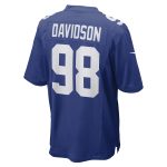 New York Giants mens nike d.j. davidson royal new york giants game player jersey | Giants Shop