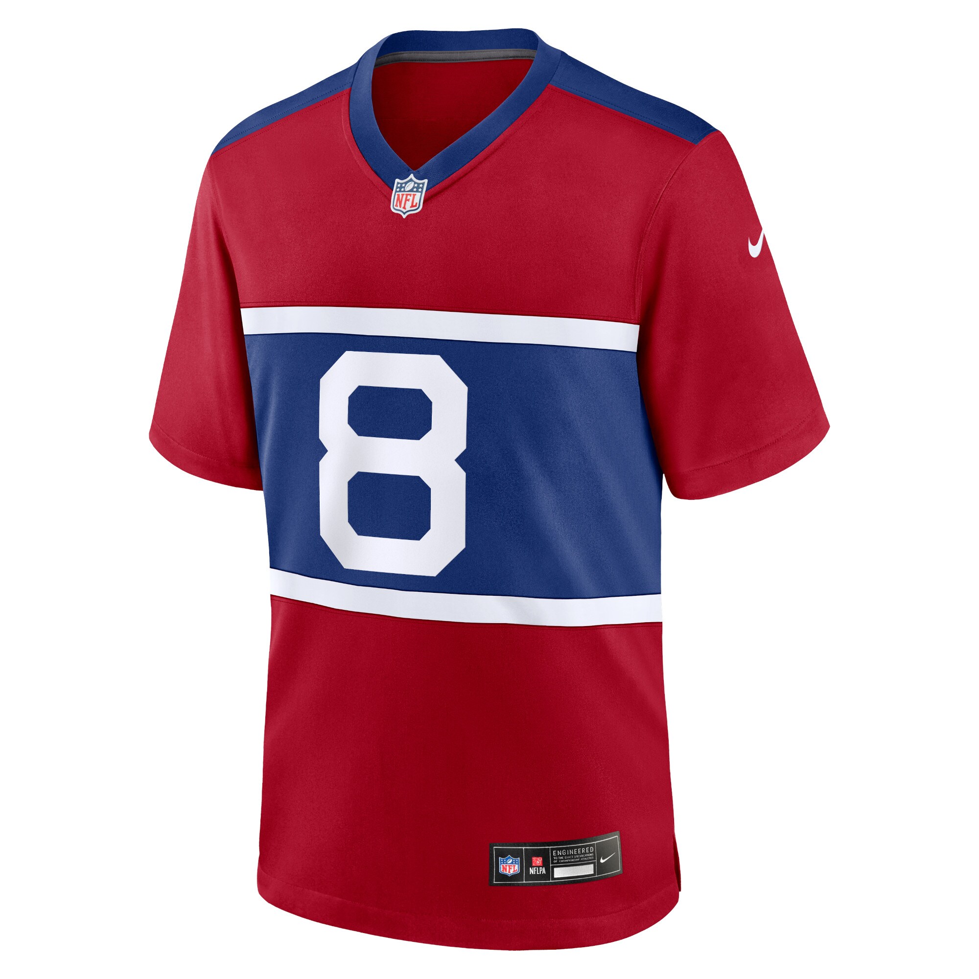 New York Giants mens nike daniel jones century red new york giants alternate player game jersey | Giants Shop