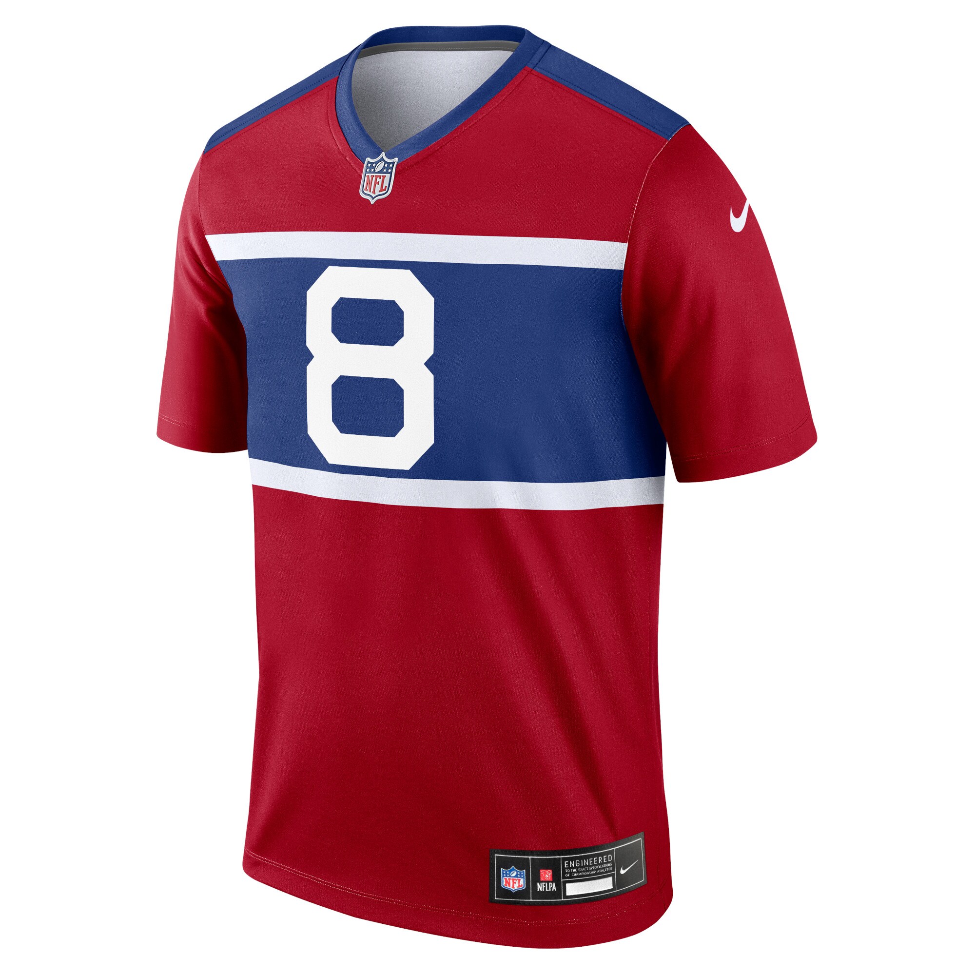 New York Giants mens nike daniel jones red new york giants alternate legend player performance top | Giants Shop
