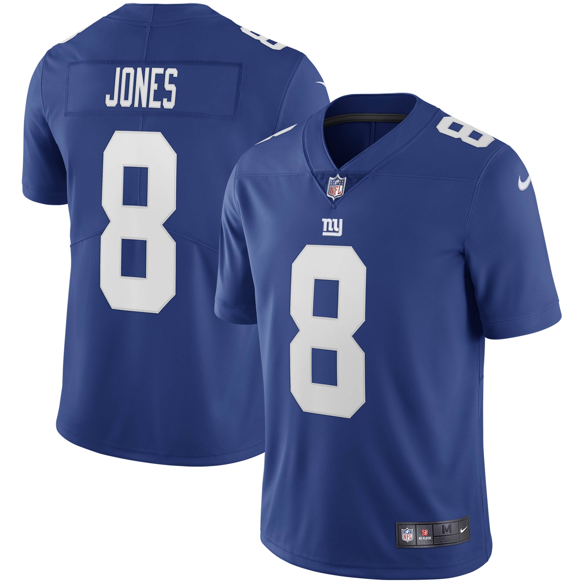 New York Giants mens nike daniel jones royal new york giants vapor limited jersey | Giants Shop