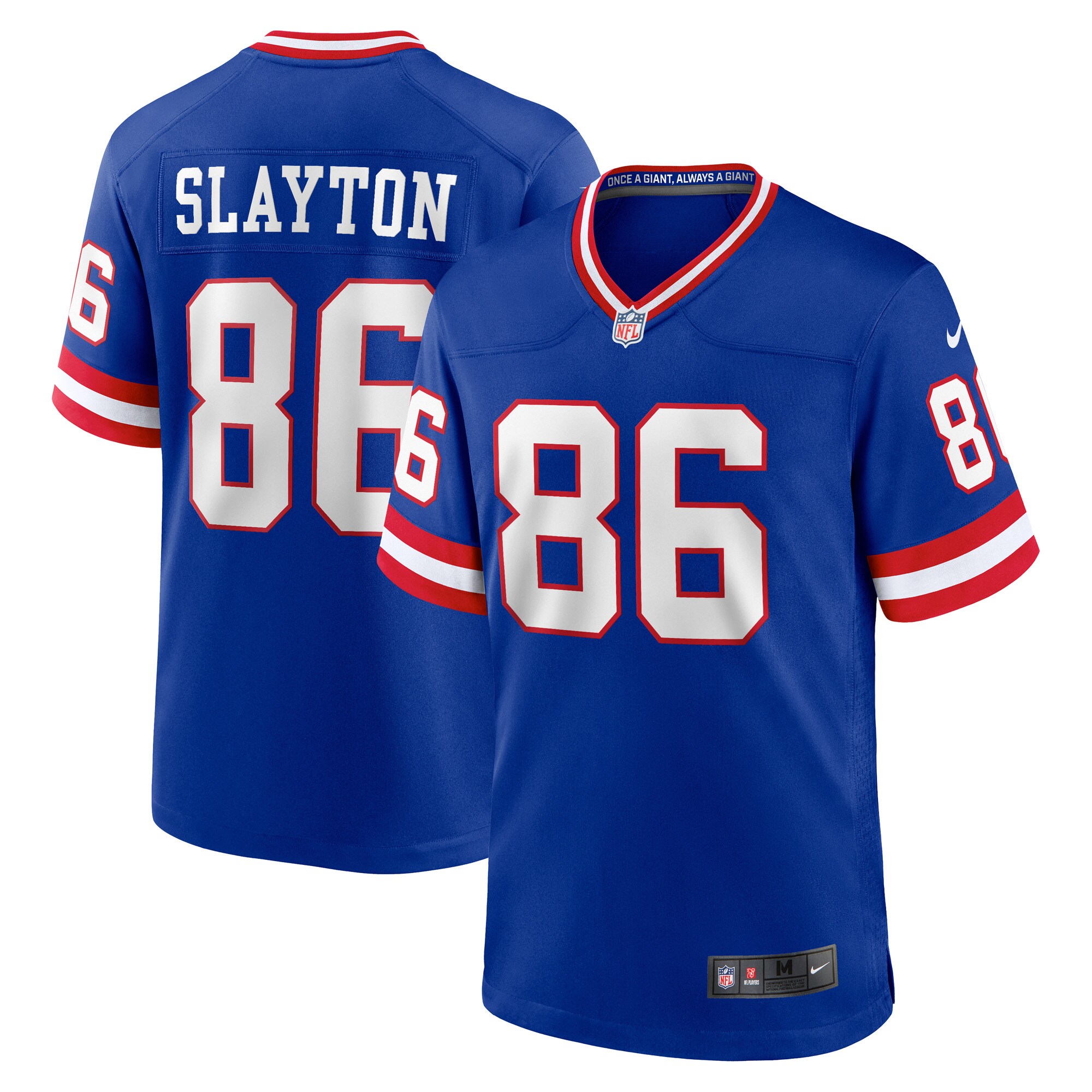 New York Giants mens nike darius slayton royal new york giants classic player game jersey | Giants Shop
