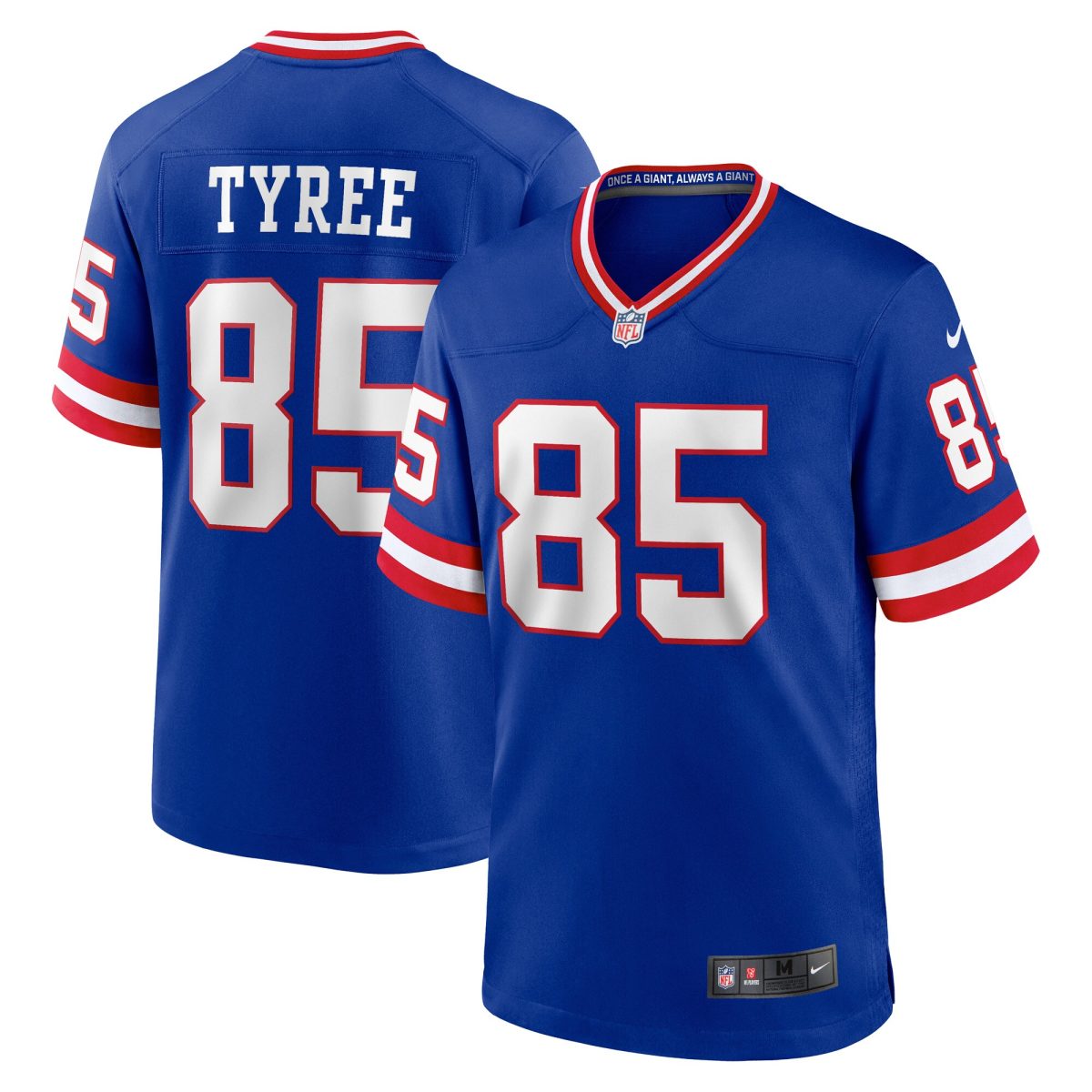 New York Giants mens nike david tyree royal new york giants classic retired player game jersey | Giants Shop