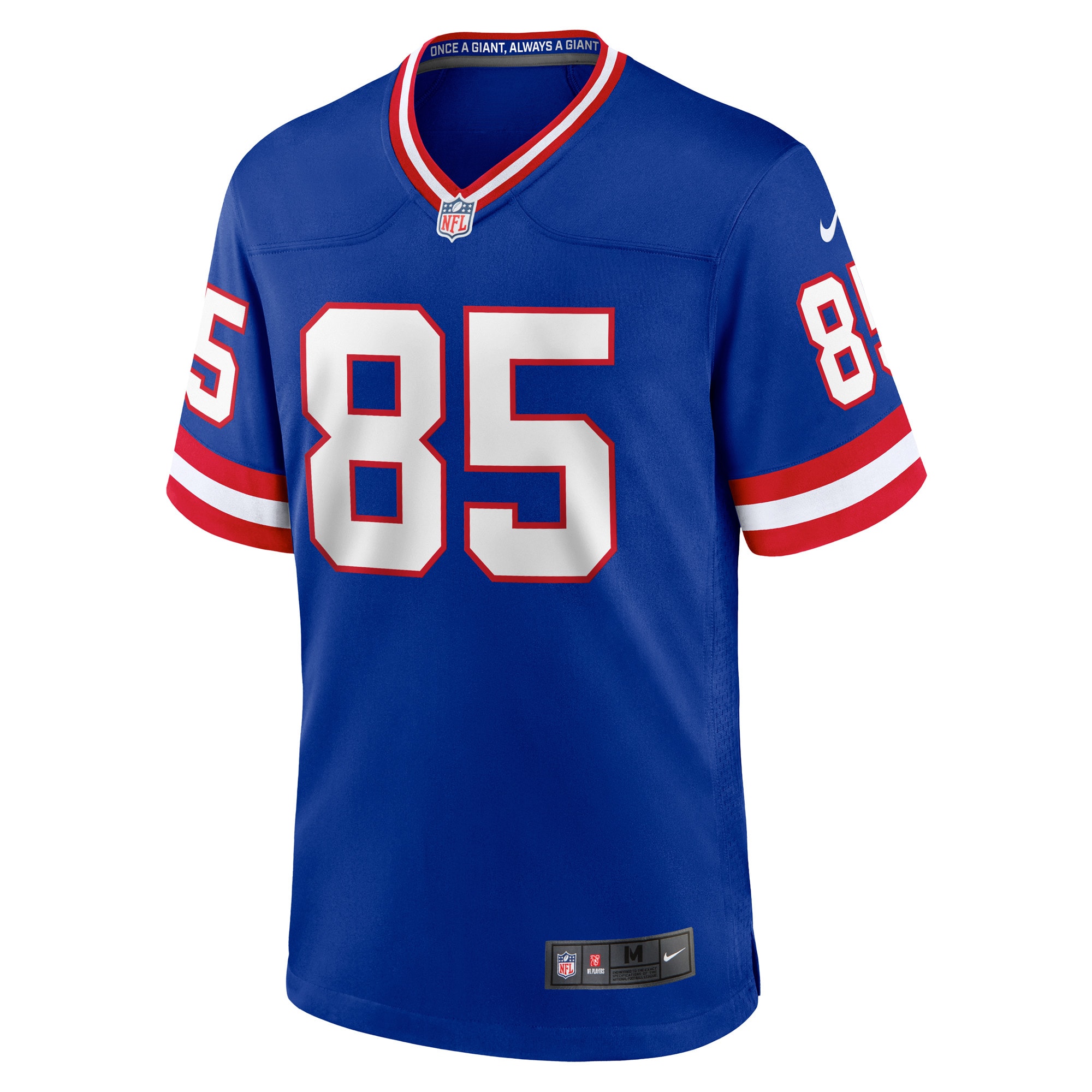 New York Giants mens nike david tyree royal new york giants classic retired player game jersey | Giants Shop