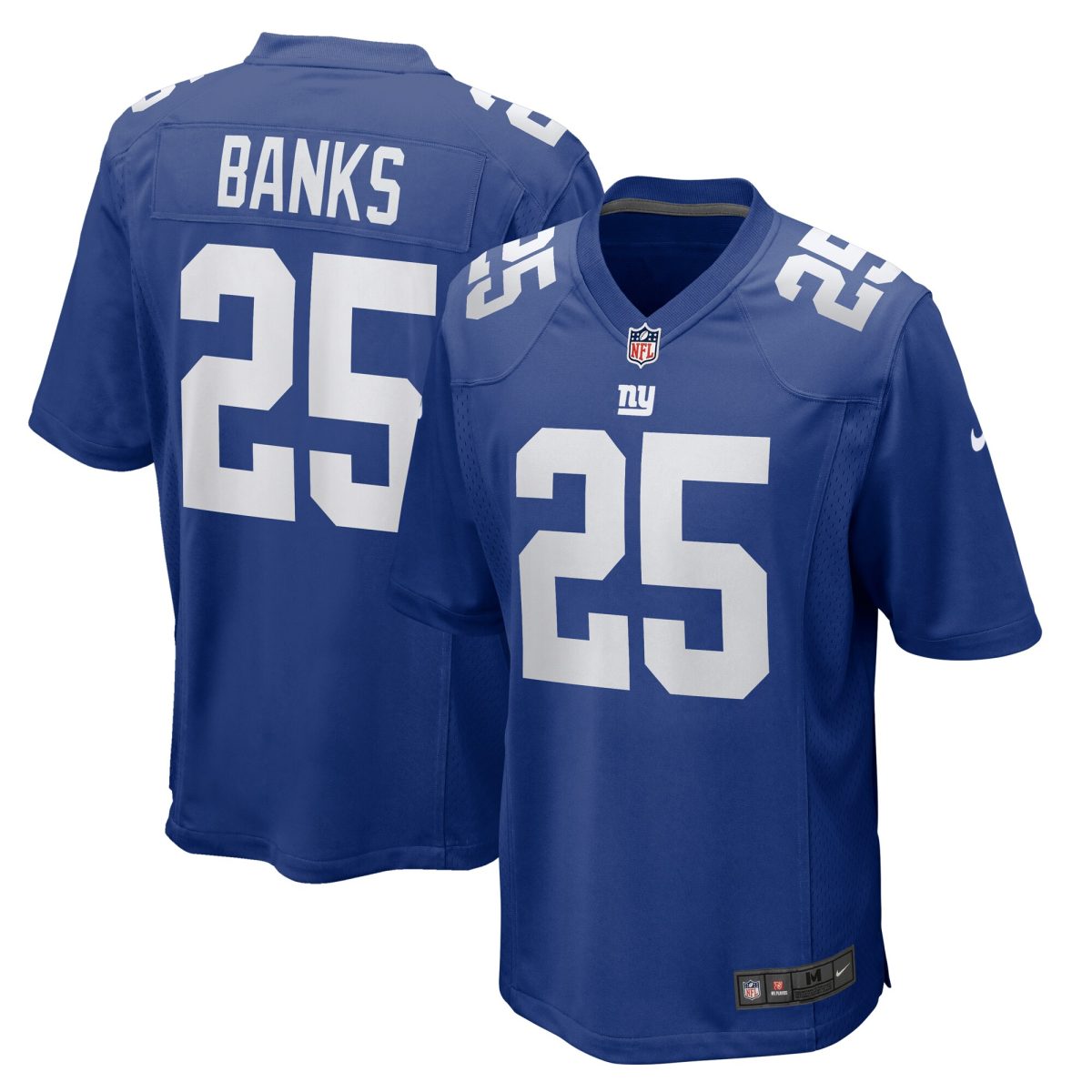 New York Giants mens nike deonte banks royal new york giants team game jersey | Giants Shop