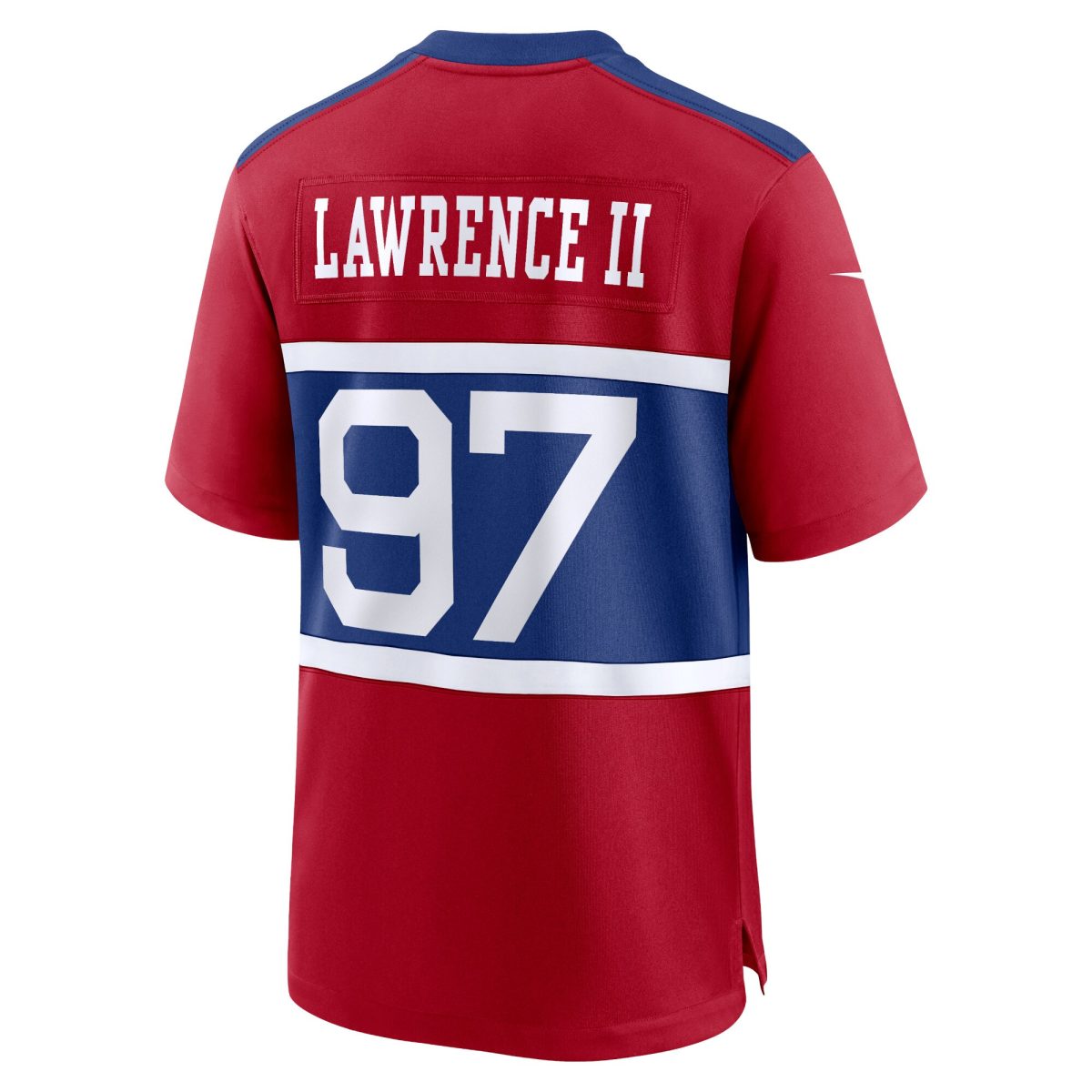 New York Giants mens nike dexter lawrence ii century red new york giants alternate player game jersey | Giants Shop