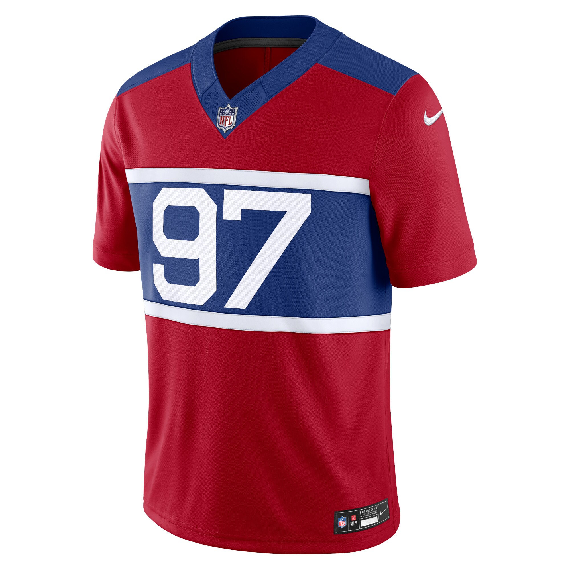 New York Giants mens nike dexter lawrence ii century red new york giants alternate vapor f.u.s.e. limited jersey | Giants Shop