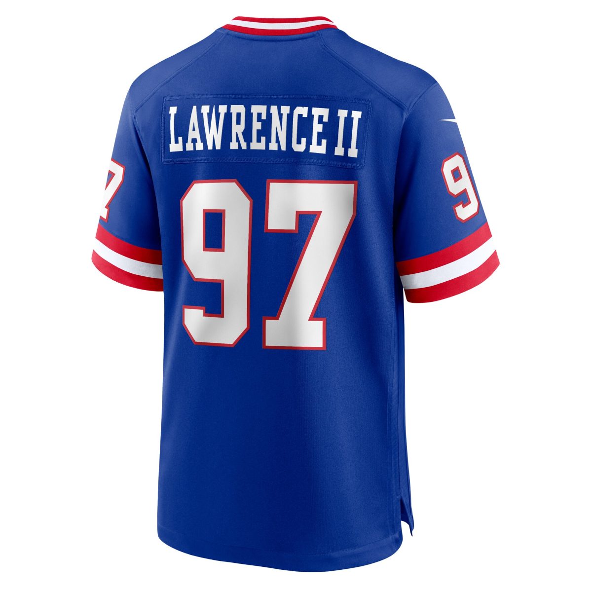 New York Giants mens nike dexter lawrence ii royal new york giants classic game player jersey | Giants Shop