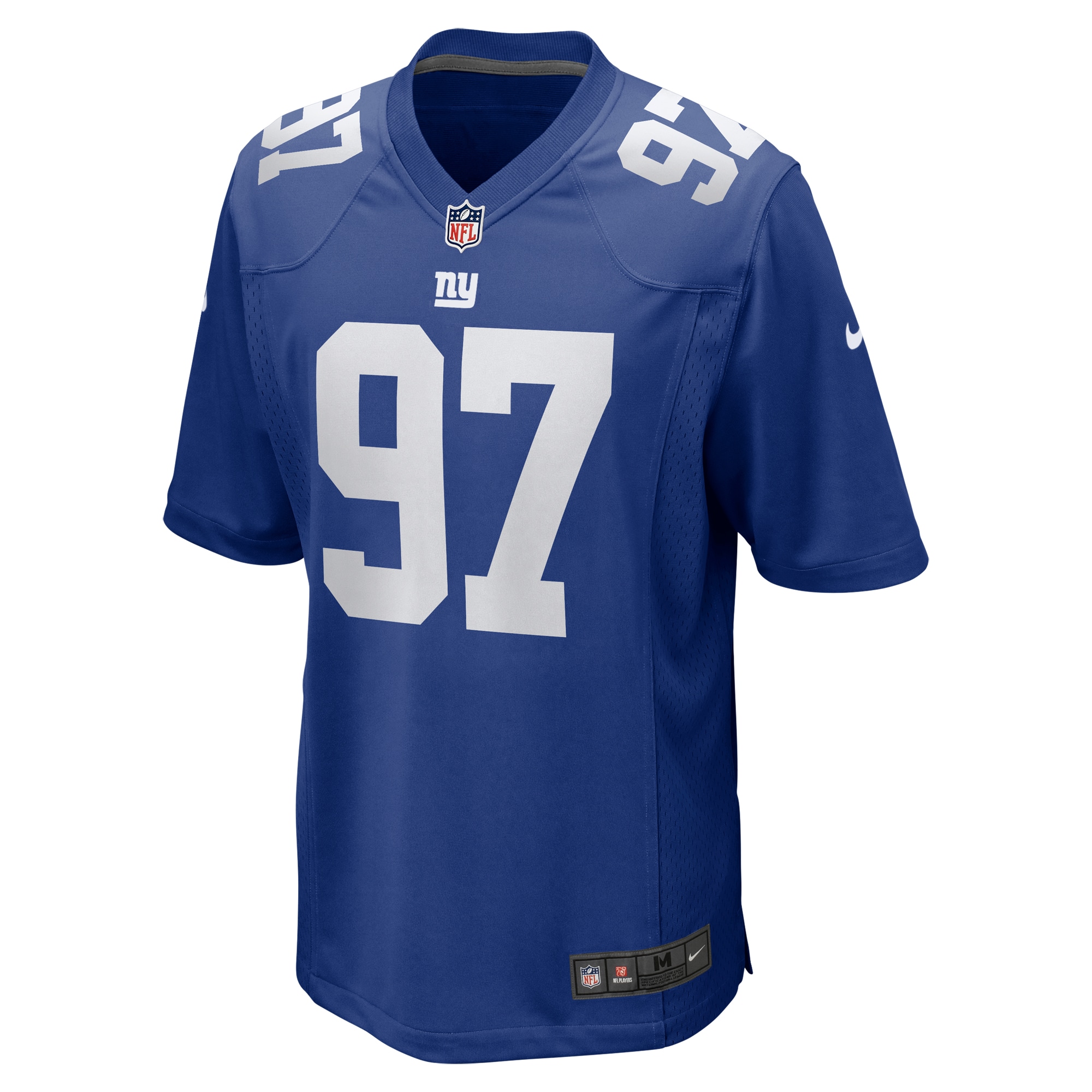 New York Giants mens nike dexter lawrence ii royal new york giants team game player jersey | Giants Shop