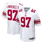 New York Giants mens nike dexter lawrence ii white new york giants game player jersey | Giants Shop