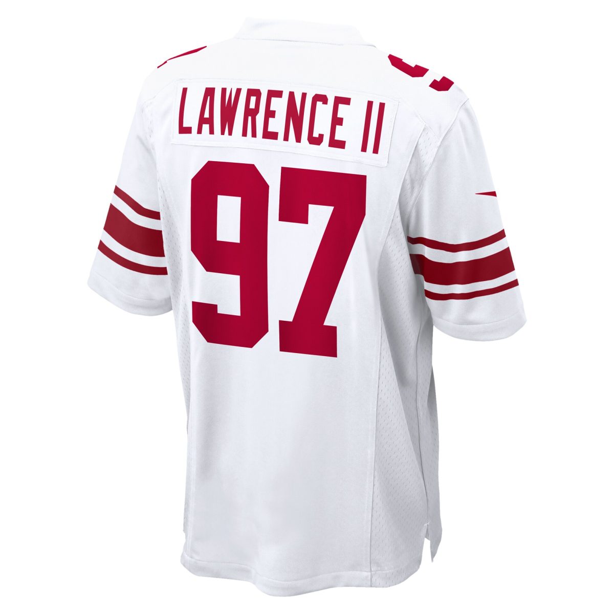 New York Giants mens nike dexter lawrence ii white new york giants game player jersey | Giants Shop