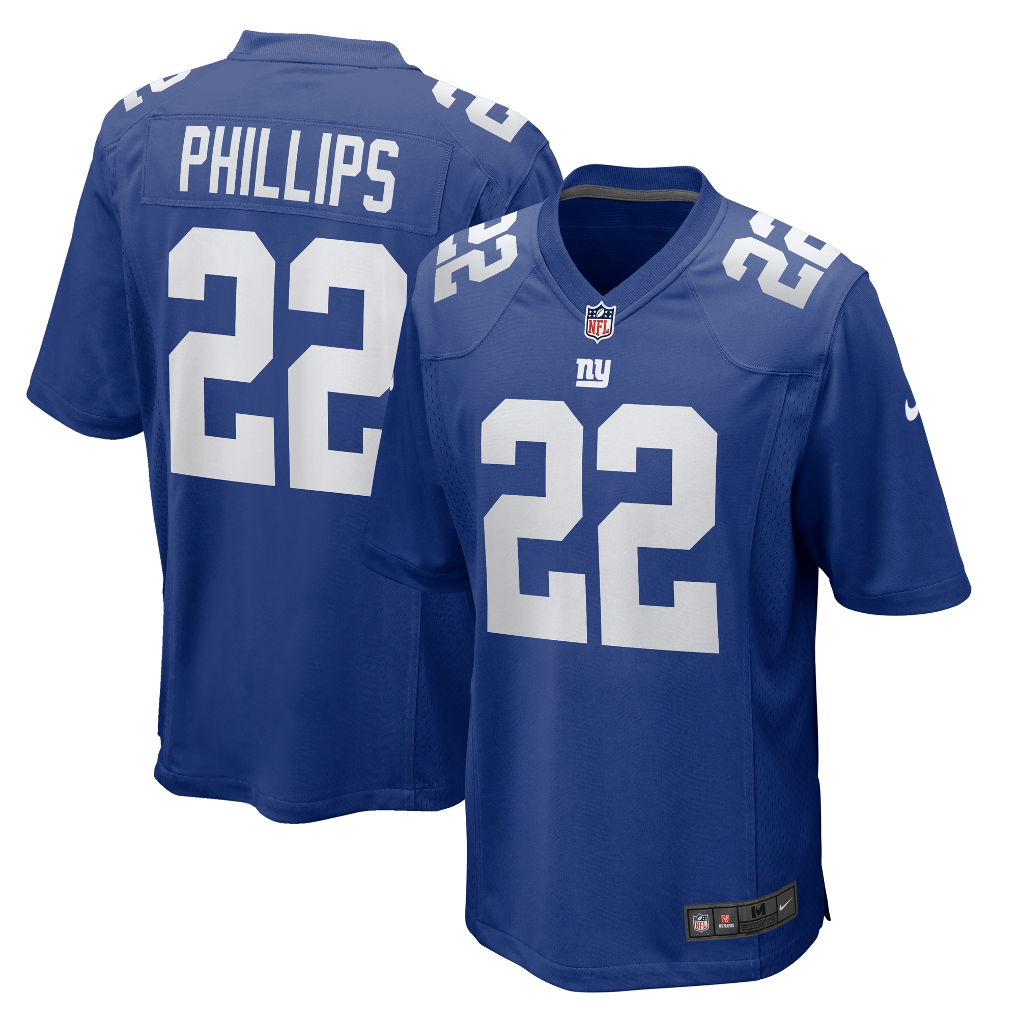 New York Giants mens nike dru phillips royal new york giants team game jersey | Giants Shop
