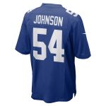 New York Giants mens nike dyontae johnson royal new york giants team game jersey | Giants Shop
