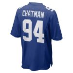 New York Giants mens nike elijah chatman royal new york giants team game jersey | Giants Shop