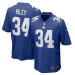 New York Giants mens nike elijah riley royal new york giants team game jersey | Giants Shop
