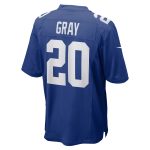 New York Giants mens nike eric gray royal new york giants team game jersey | Giants Shop