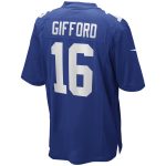 New York Giants mens nike frank gifford royal new york giants game retired player jersey | Giants Shop