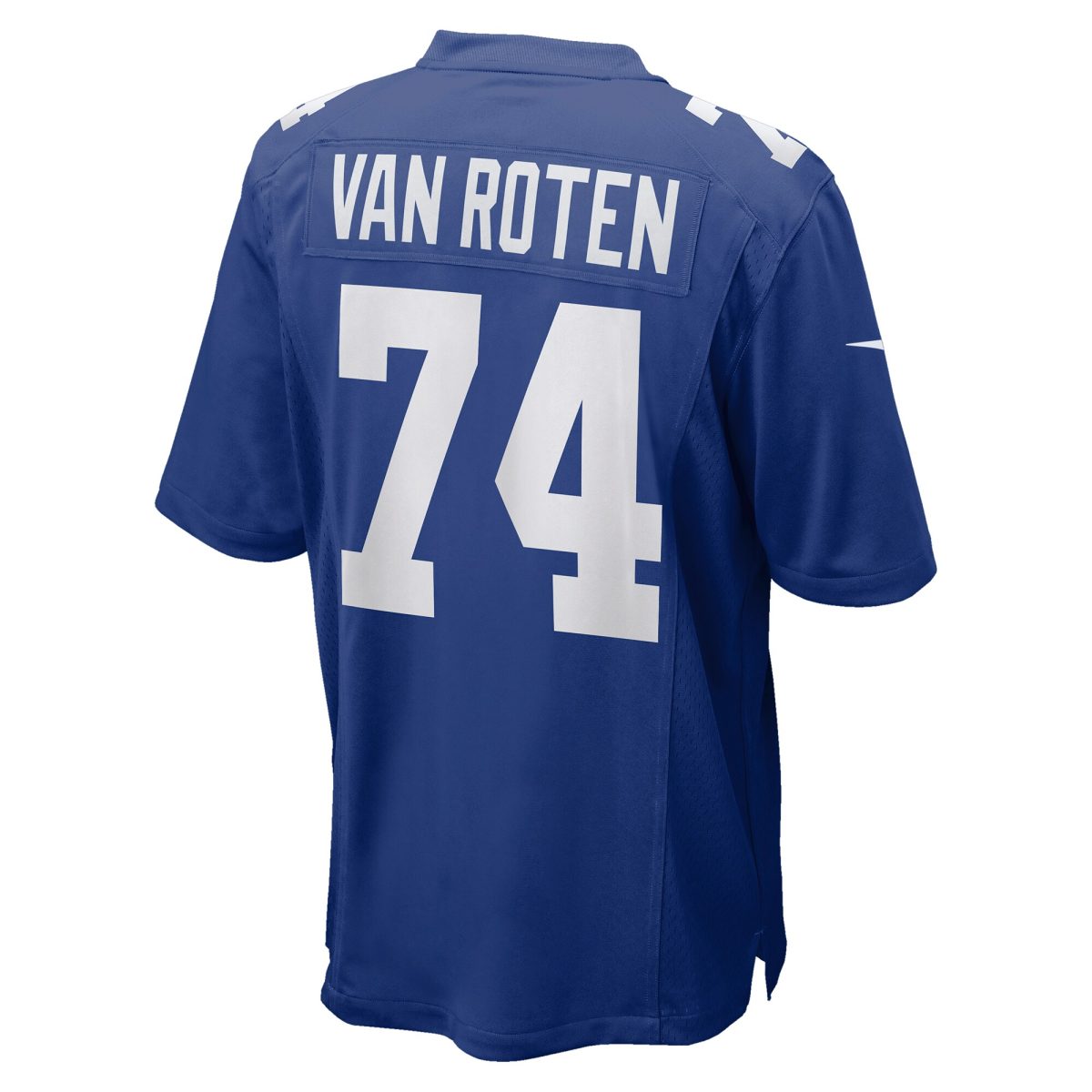 New York Giants mens nike greg van roten royal new york giants team game jersey | Giants Shop
