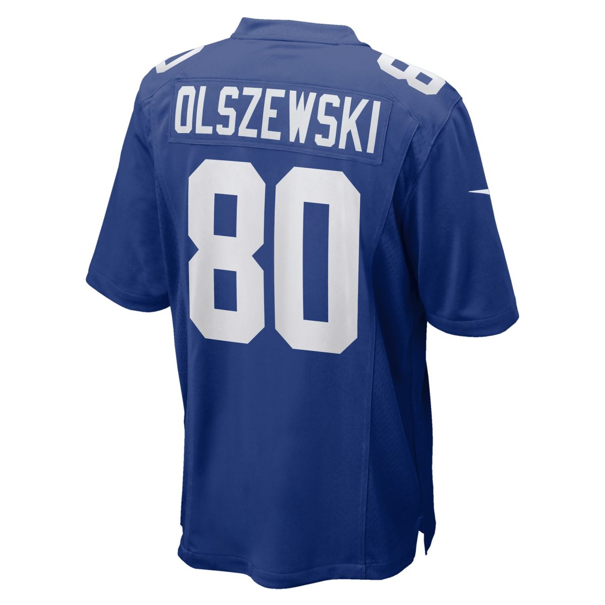 New York Giants mens nike gunner olszewski royal new york giants team game jersey | Giants Shop