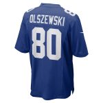 New York Giants mens nike gunner olszewski royal new york giants team game jersey | Giants Shop