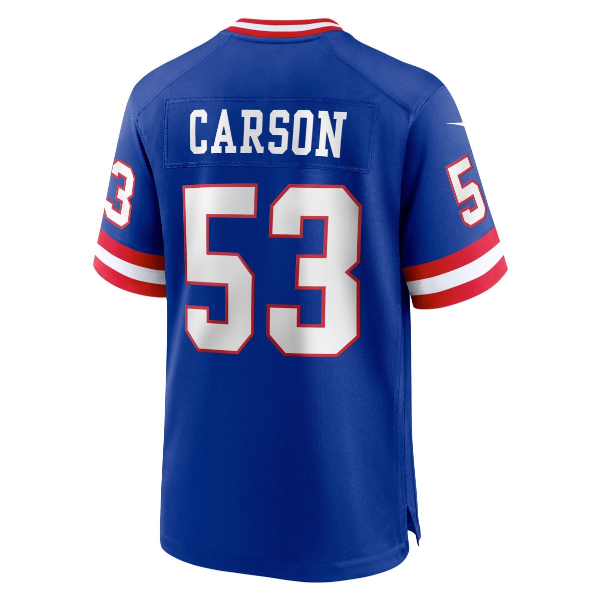 New York Giants mens nike harry carson royal new york giants classic retired player game jersey | Giants Shop