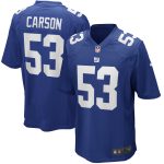 New York Giants mens nike harry carson royal new york giants game retired player jersey | Giants Shop