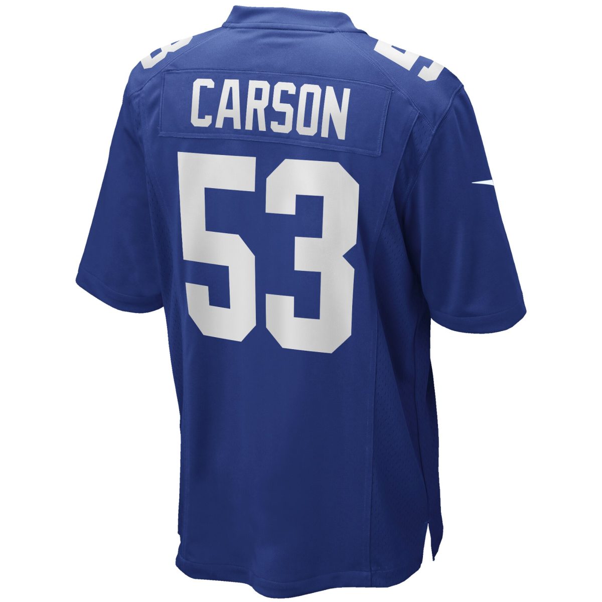 New York Giants mens nike harry carson royal new york giants game retired player jersey | Giants Shop