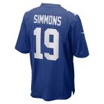 New York Giants mens nike isaiah simmons royal new york giants team game jersey | Giants Shop