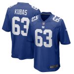 New York Giants mens nike jake kubas royal new york giants team game jersey | Giants Shop