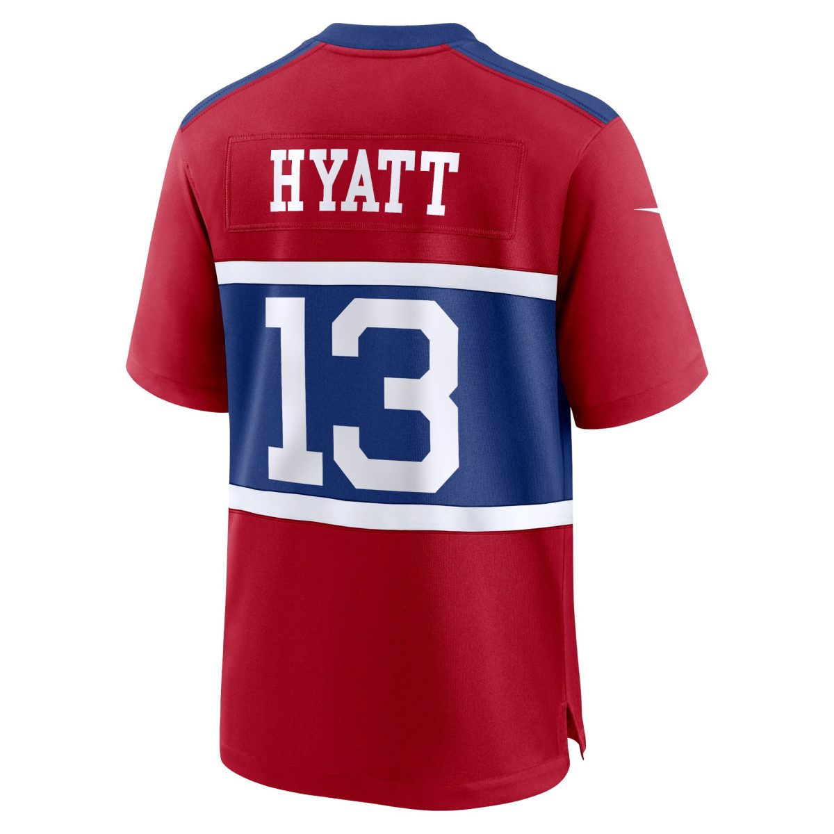 New York Giants mens nike jalin hyatt century red new york giants alternate player game jersey | Giants Shop