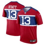 New York Giants mens nike jalin hyatt red new york giants alternate legend player performance top | Giants Shop