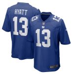 New York Giants mens nike jalin hyatt royal new york giants team game jersey | Giants Shop