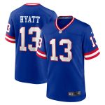 New York Giants mens nike jalin hyatt royal new york giants team game jersey 200676808 | Giants Shop
