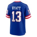 New York Giants mens nike jalin hyatt royal new york giants team game jersey 200676808 | Giants Shop