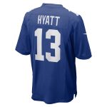 New York Giants mens nike jalin hyatt royal new york giants team game jersey | Giants Shop