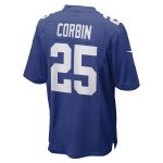 New York Giants mens nike jashaun corbin royal new york giants game player jersey | Giants Shop