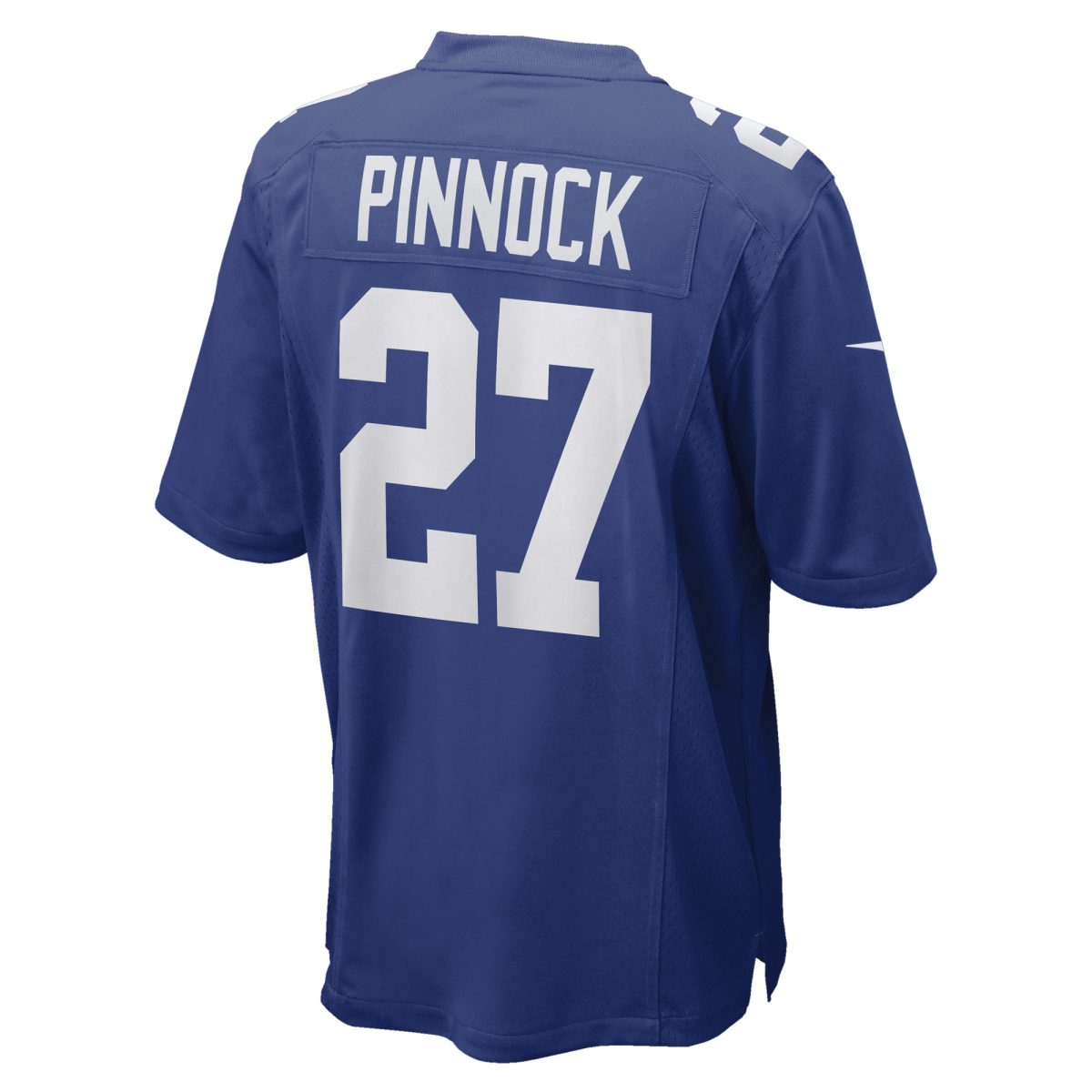 New York Giants mens nike jason pinnock royal new york giants game player jersey | Giants Shop