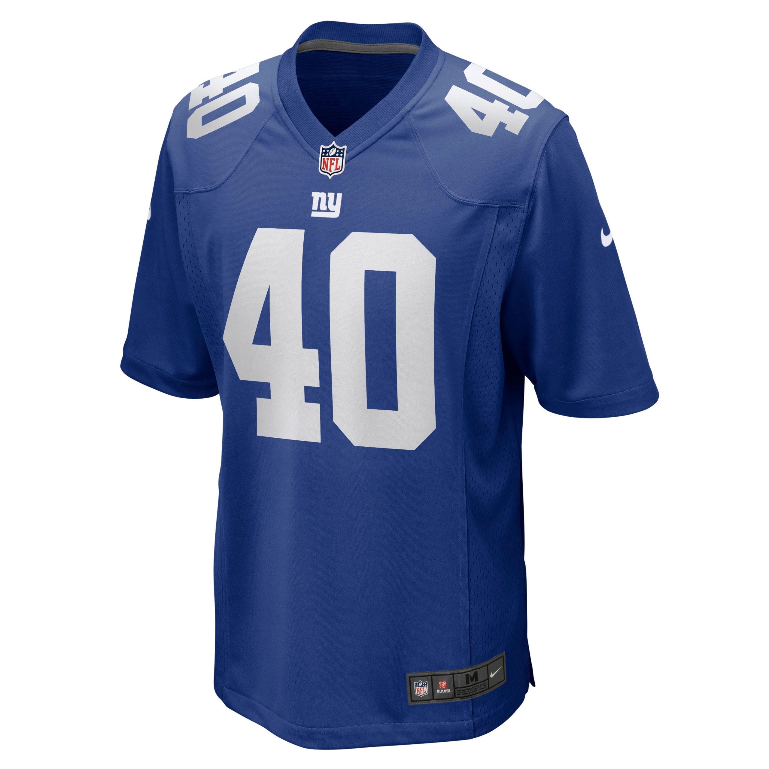 New York Giants mens nike joe morrison royal new york giants retired player jersey | Giants Shop