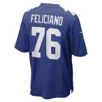 New York Giants mens nike jon feliciano royal new york giants game player jersey | Giants Shop