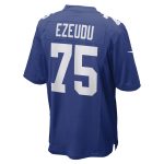 New York Giants mens nike joshua ezeudu royal new york giants game player jersey | Giants Shop