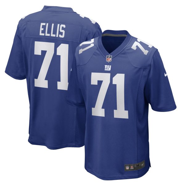 New York Giants mens nike justin ellis royal new york giants game player jersey | Giants Shop