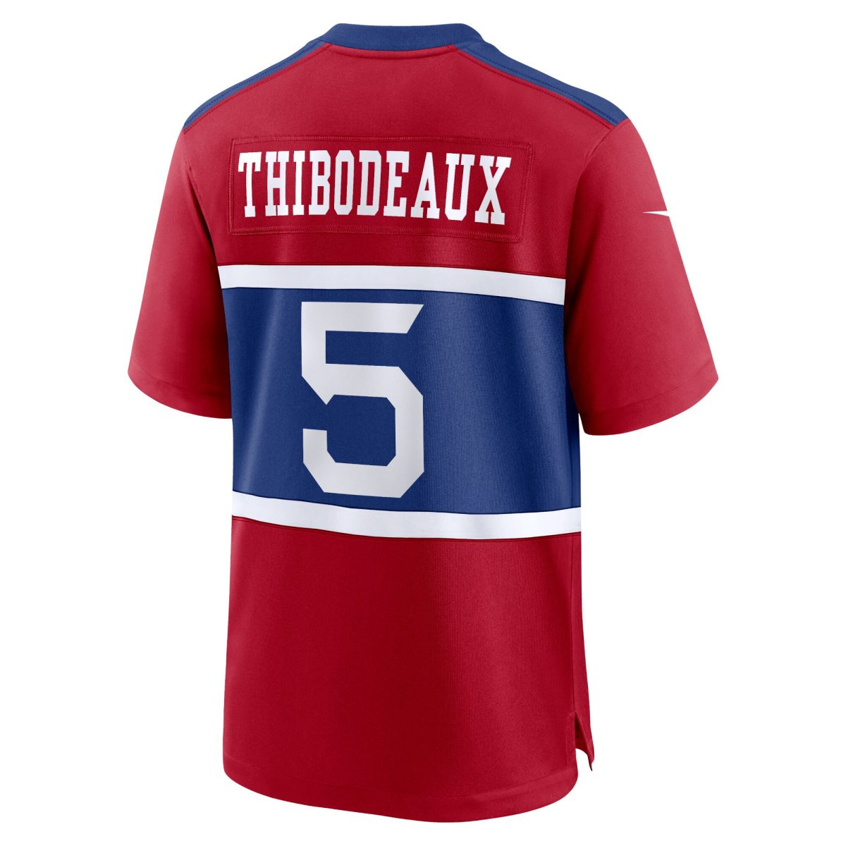 New York Giants mens nike kayvon thibodeaux century red new york giants alternate player game jersey | Giants Shop