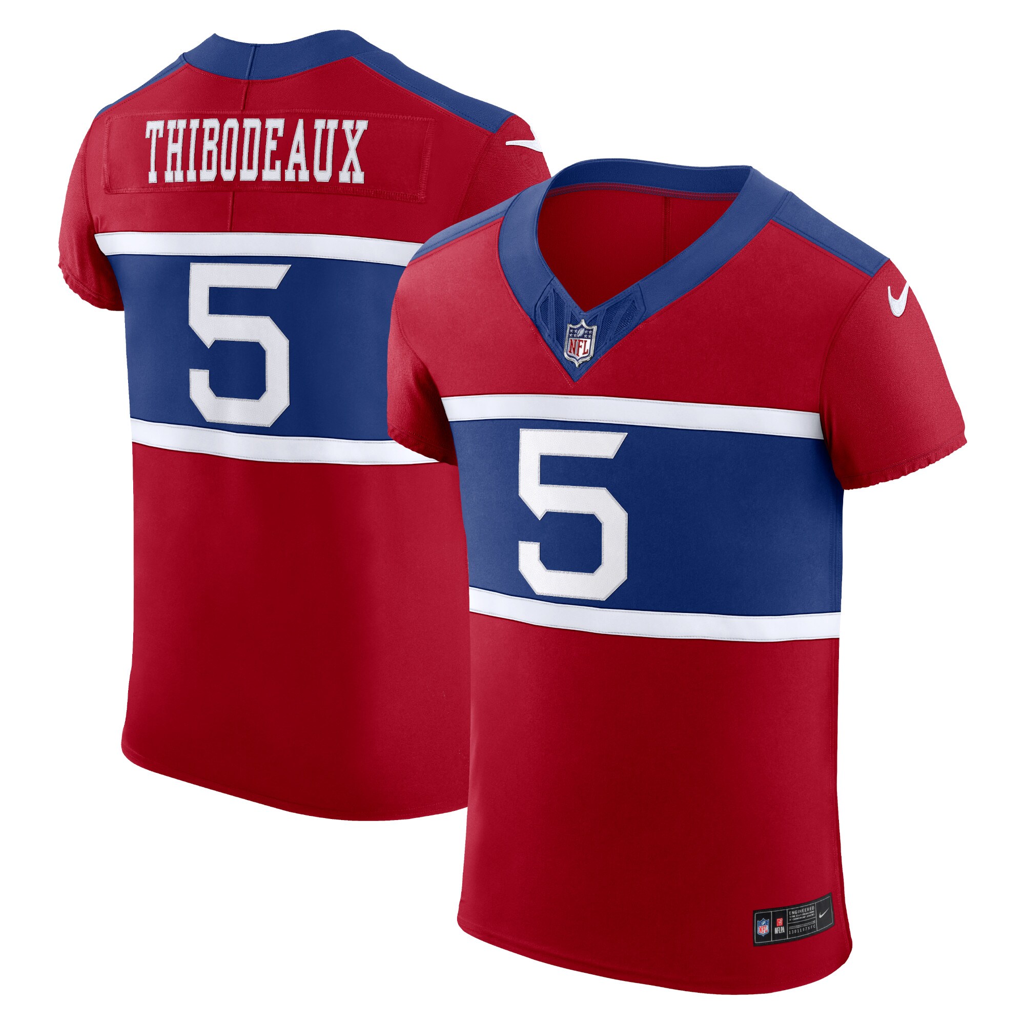 New York Giants mens nike kayvon thibodeaux century red new york giants alternate vapor f.u.s.e. elite player jersey | Giants Shop