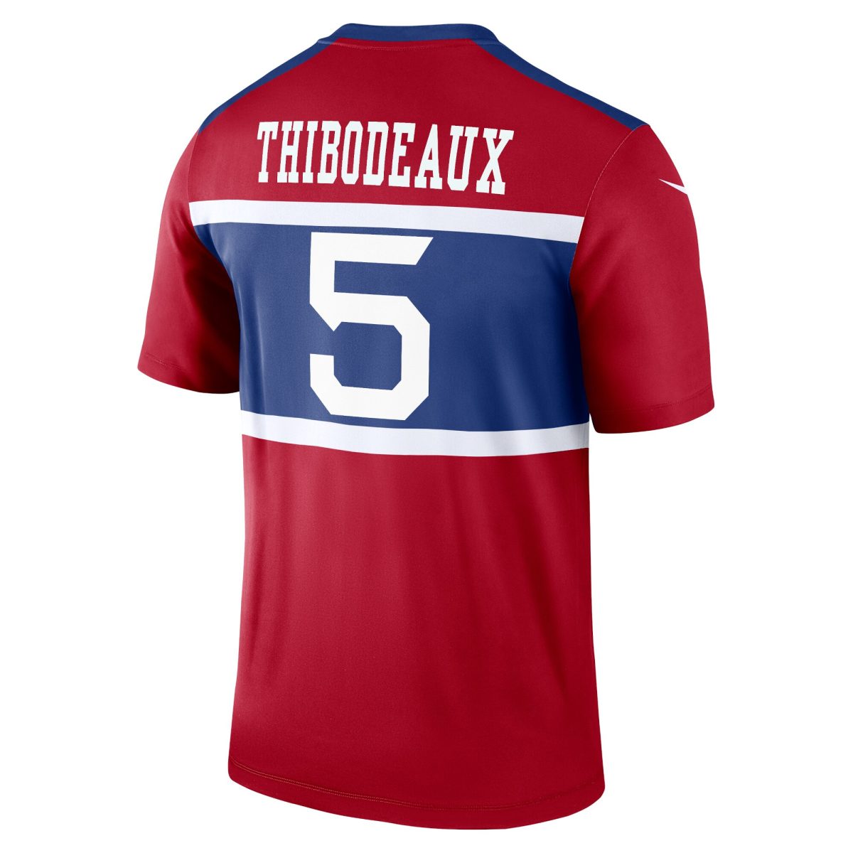 New York Giants mens nike kayvon thibodeaux red new york giants alternate legend player performance top | Giants Shop
