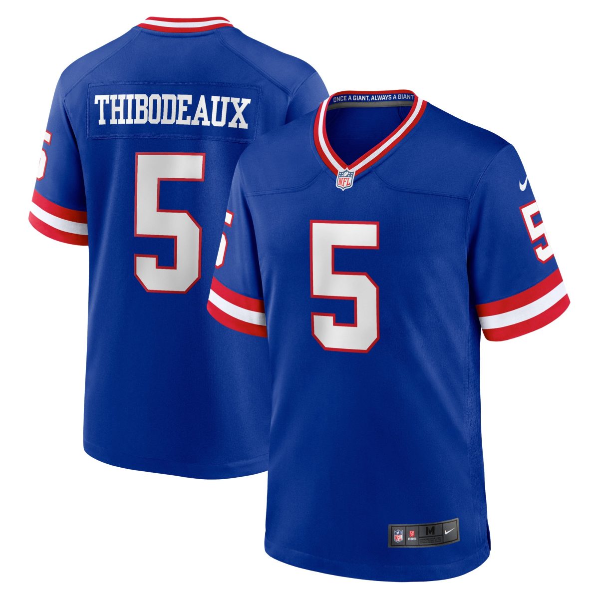 New York Giants mens nike kayvon thibodeaux royal new york giants classic player game jersey | Giants Shop