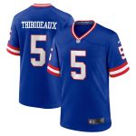 New York Giants mens nike kayvon thibodeaux royal new york giants classic player game jersey | Giants Shop