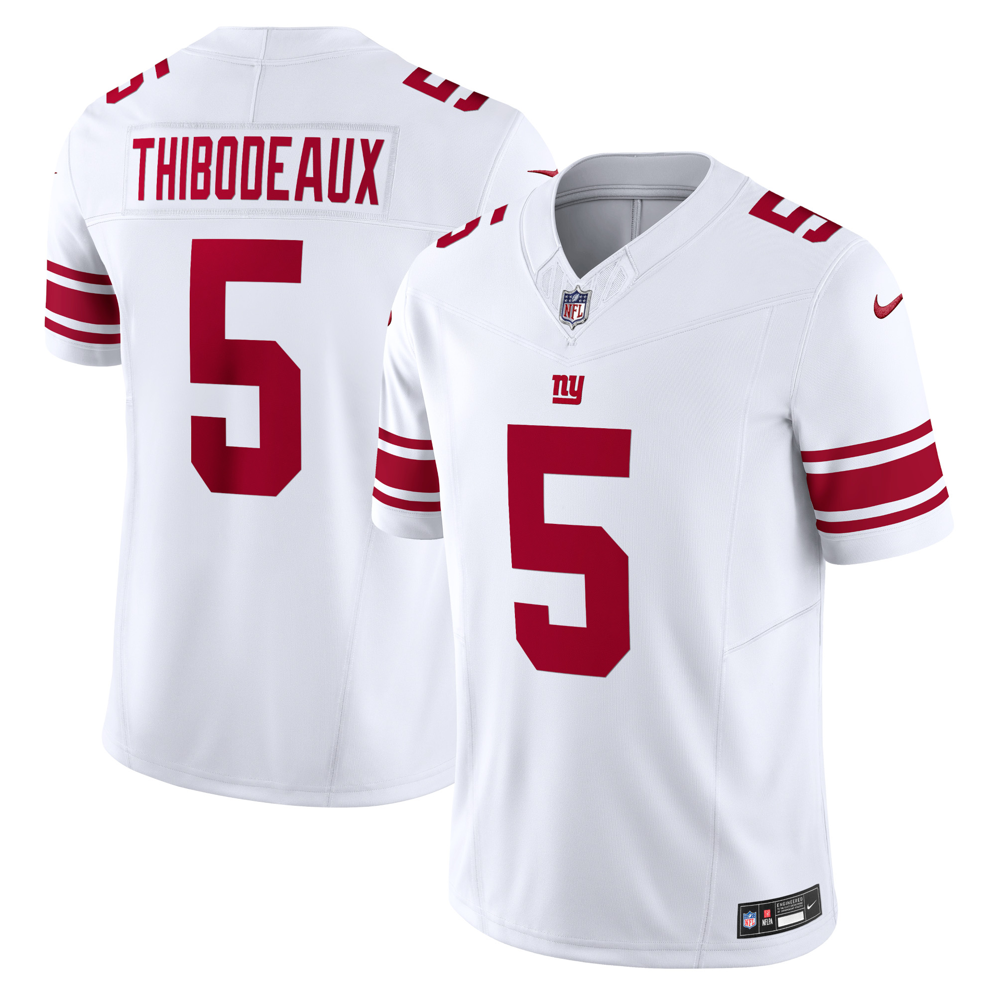 New York Giants mens nike kayvon thibodeaux white new york giants vapor f.u.s.e. limited jersey | Giants Shop