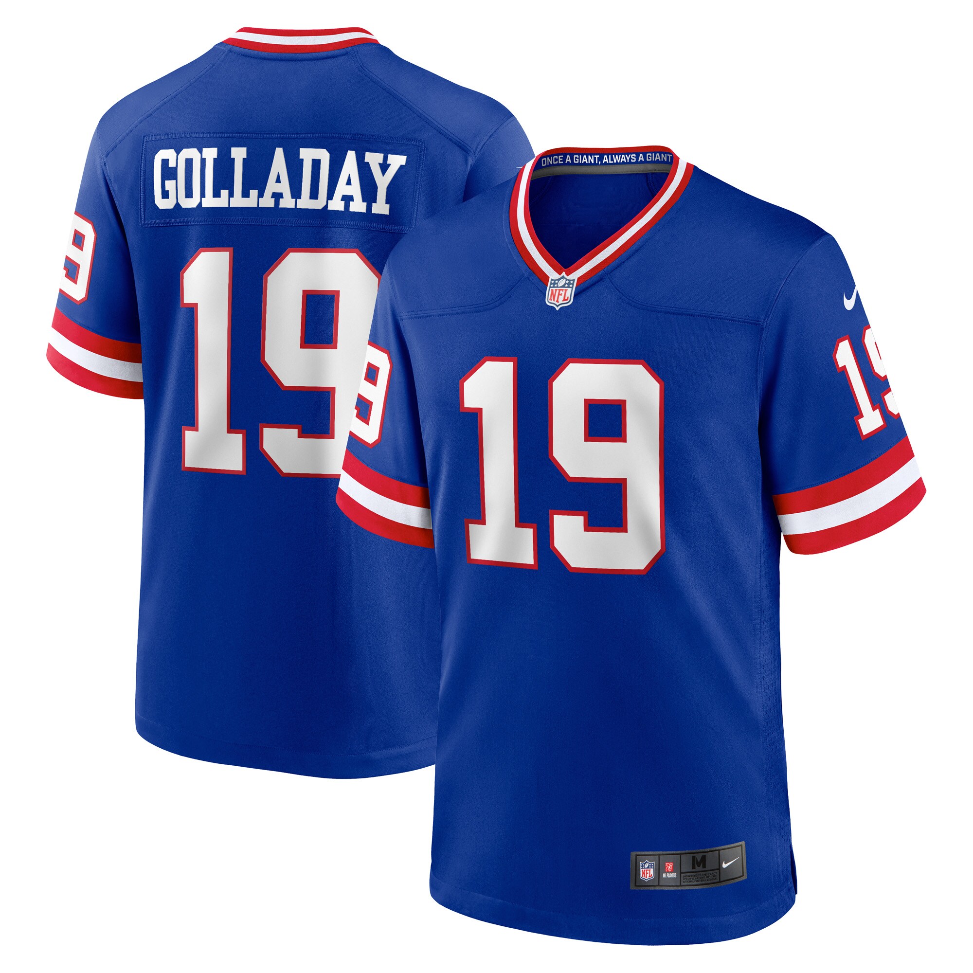 New York Giants mens nike kenny golladay royal new york giants classic player game jersey | Giants Shop