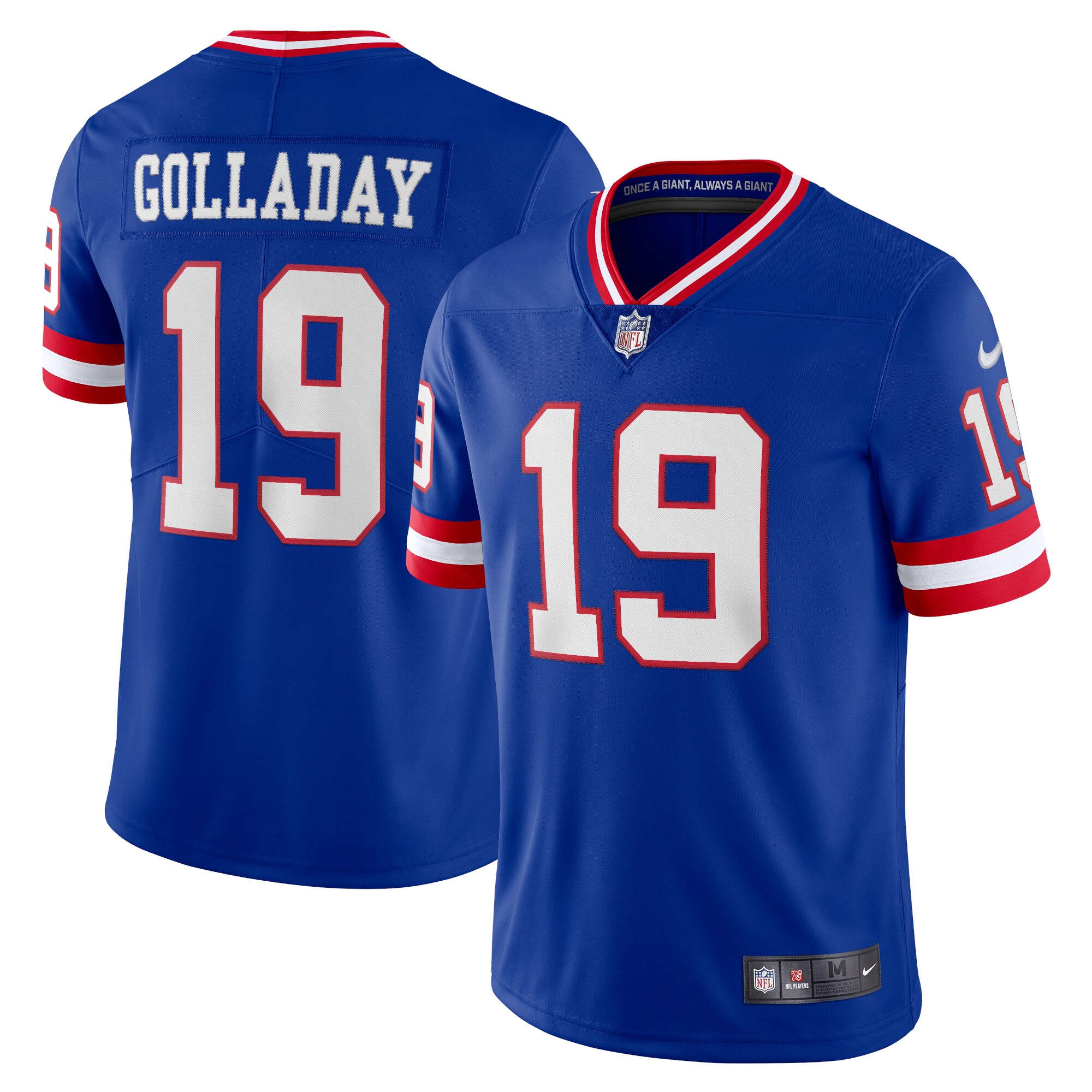 New York Giants mens nike kenny golladay royal new york giants classic vapor limited player jersey | Giants Shop