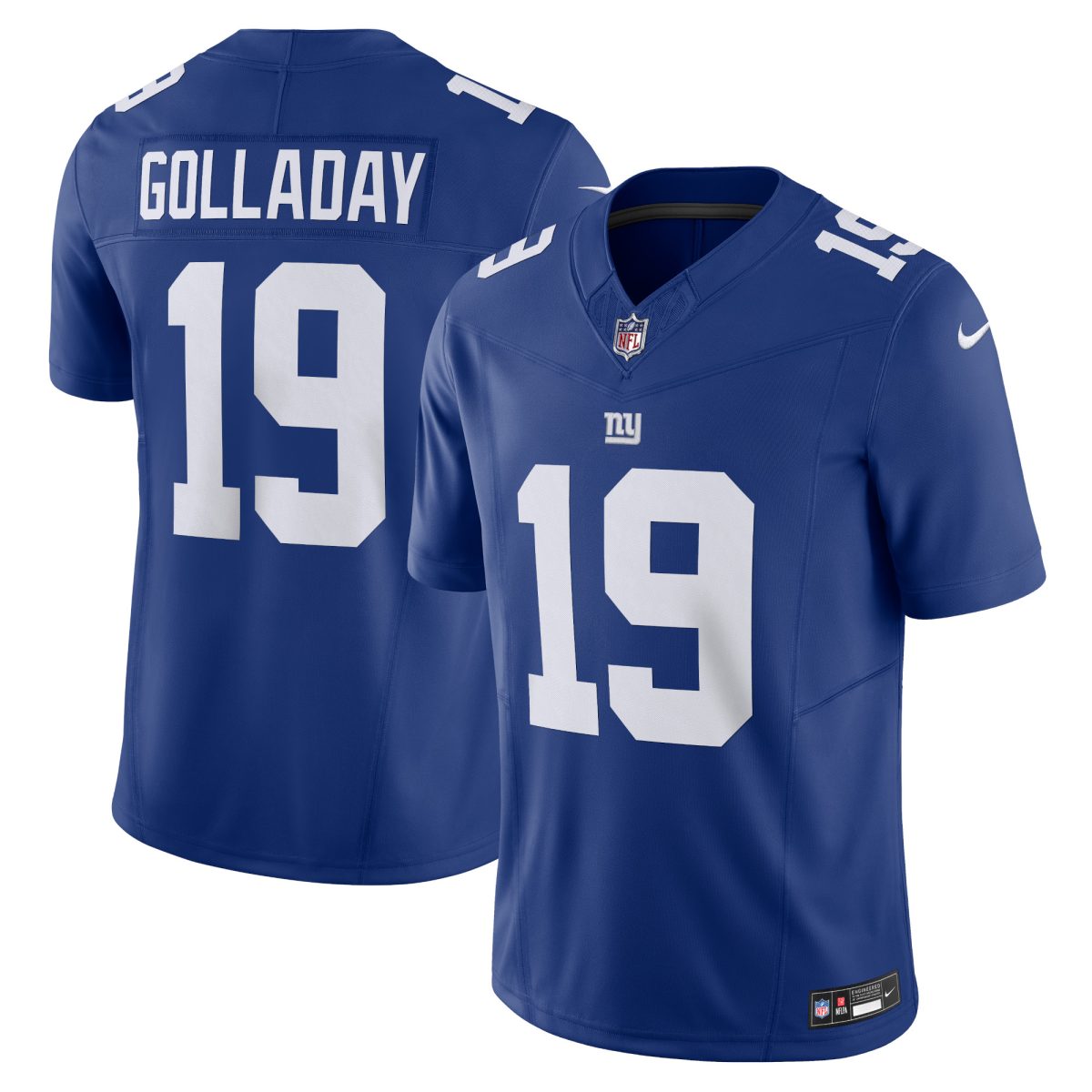 New York Giants mens nike kenny golladay royal new york giants vapor f.u.s.e. limited jersey | Giants Shop